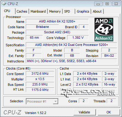 AMD Athlon X2 5200+ AMD Athlon X2 5200+
