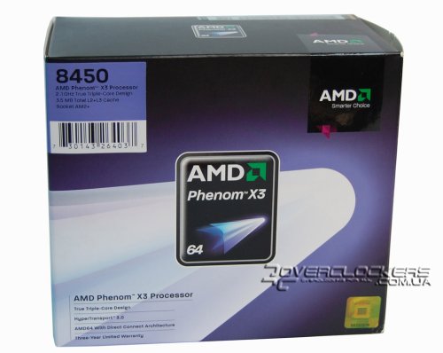 Процессор AMD Phenom X3 8450 Процессор AMD Phenom X3 8450