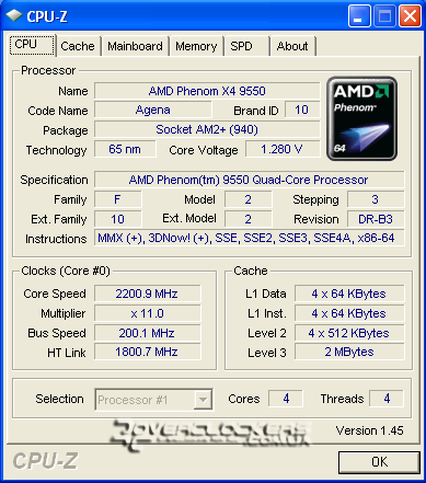 Процессор AMD Phenom X4 9550 Процессор AMD Phenom X4 9550