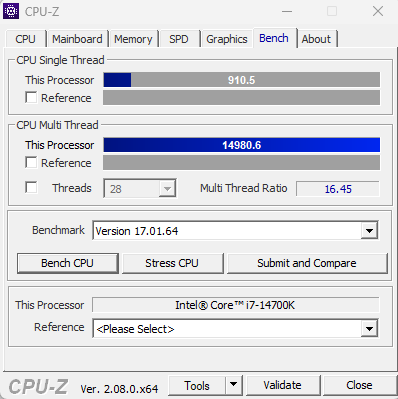 Intel Core i7-14700K