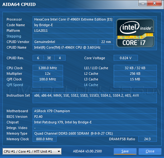 Intel Core i7-4960X Intel Core i7-4960X