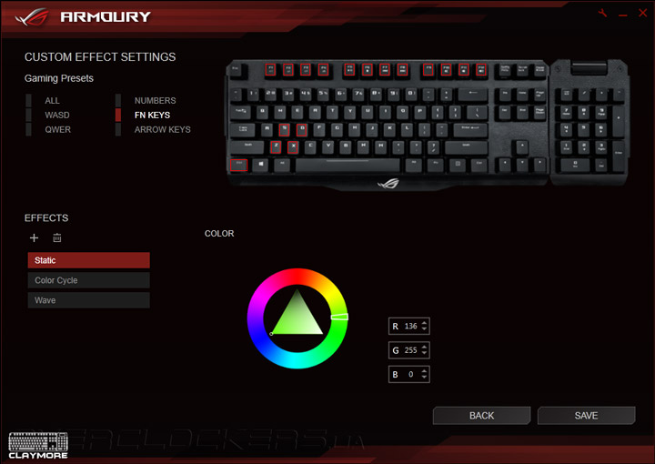 ASUS ROG Claymore Core