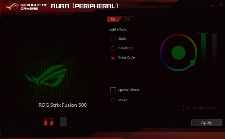 ASUS ROG Strix Fusion 500